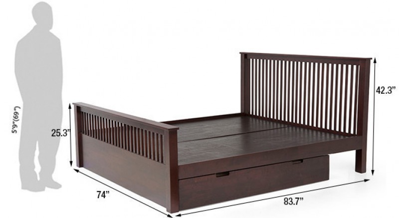 ARIZONA STORAGE BED KING SIZE